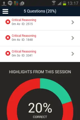 GMAT Question Bank android App screenshot 2